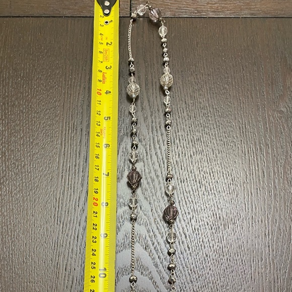 M: Grey & Silver Necklace - Picture 9 of 10